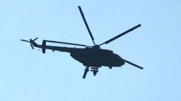 Эксклюзивные кадры с места падения вертолета Ми-8 под Мурманском