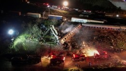 Количество погибших при столкновении поездов в Греции выросло до 32 человек