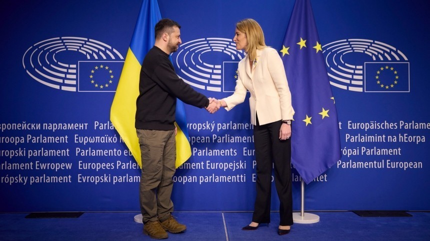 Зеленский встретился с председателем Европарламента Метсолой
