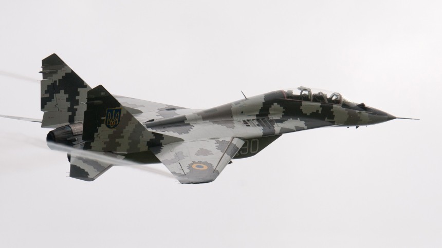 ВКС России сбили украинский МиГ-29 в районе Красноармейска в ДНР