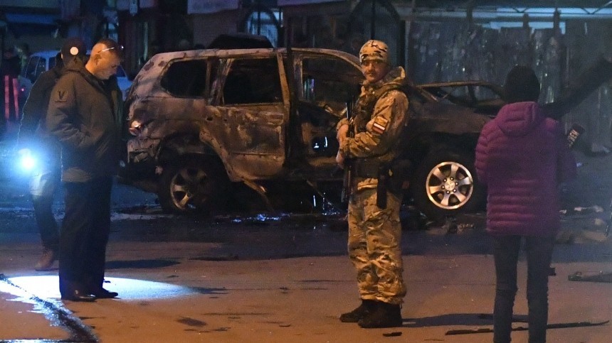 Дым виден со всех сторон: в районе рынка в Мелитополе взорвался автомобиль