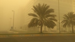 Песчаная буря накрыла Саудовскую Аравию