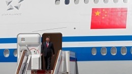 Самолет с председателем КНР Си Цзиньпином прибыл в Москву