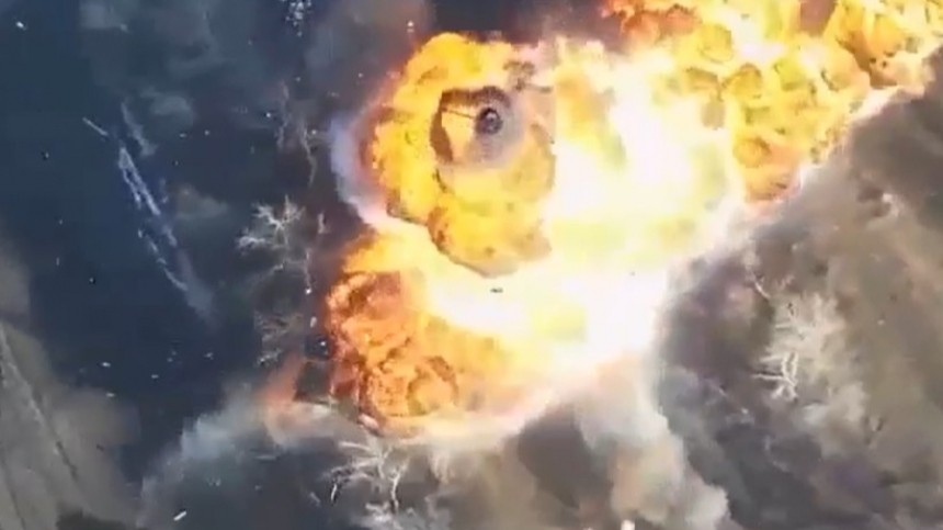 МО РФ сообщило об уничтожении ангара с беспилотниками в Одесской области