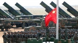 В Китае показали видео, на котором армия наносит ракетные удары по Тайваню
