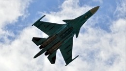 Российский Су-34 уничтожил переправу через реку в Черниговской области