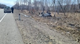 Пассажирка вылетела из салона и разбилась о дерево при ДТП под Хабаровском