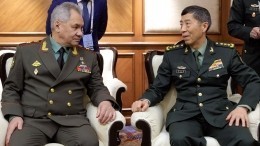 Министры обороны РФ и КНР Шойгу и Ли Шанфу провели переговоры на полях ШОС