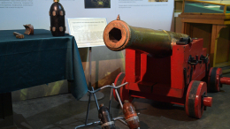 Уникальный экспонат: в музее Петербурга выставили пушку середины XIX века