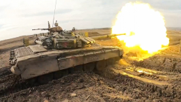 Прямой наводкой: кадры работы танкистов по военной части ВСУ под Авдеевкой