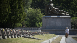 Толпа помешала послу РФ возложить венки на мемориальном кладбище в Польше— видео