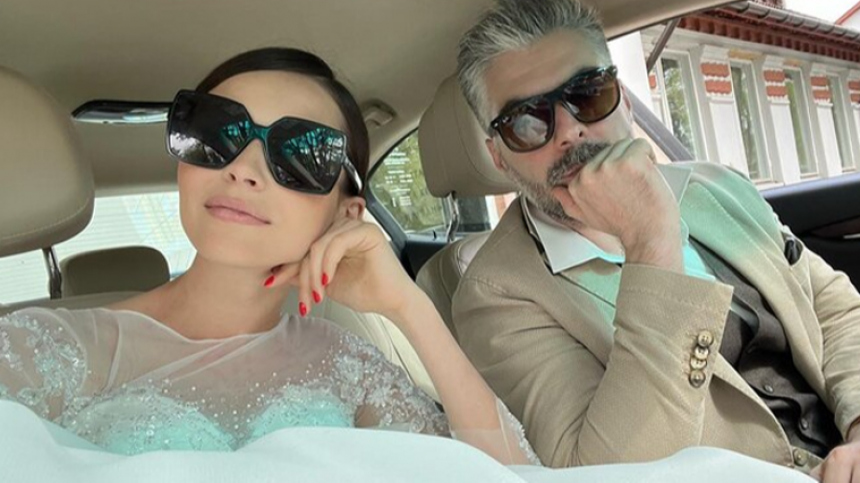 «Жених вот»: бывшая Табакова выложила свадебное фото с экс-мужем Гагариной