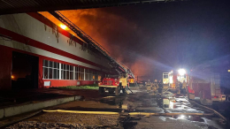 Площадь пожара на заводе в Тольятти увеличилась до 20 тысяч «квадратов»
