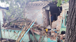 Жилой дом в городе Пологи Запорожской области разрушен после обстрела ВСУ