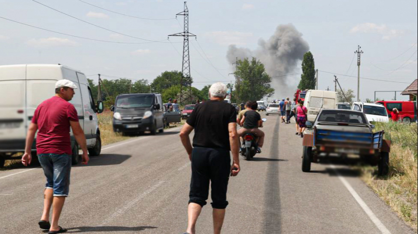 В обстрелянном ВСУ пансионате были эвакуированные после ЧС на Каховской ГЭС