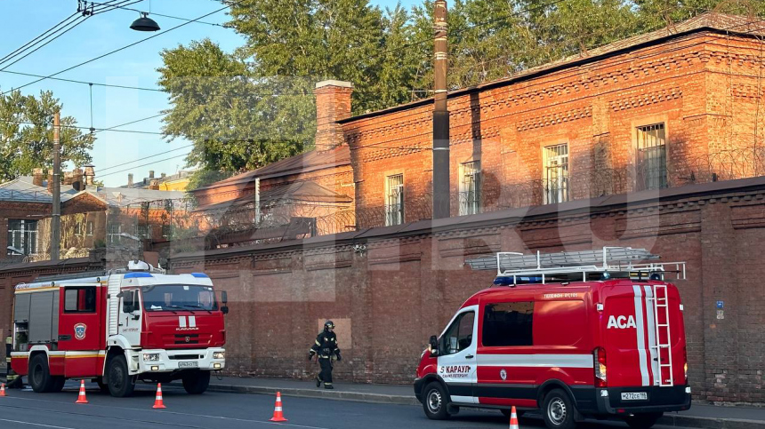 В Петербурге произошел пожар в здании бывшего СИЗО «Кресты»