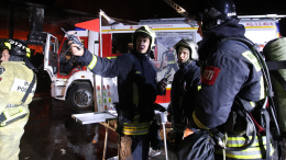 Два человека были спасены во время пожара в жилом доме в Москве