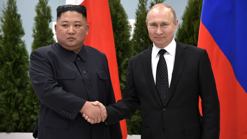 Ким Чен Ын поздравил Путина с Днем России