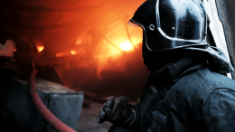 В Краснодарском крае произошел пожар на нефтеперерабатывающем заводе