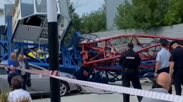 Названа предварительная причина падения башенного крана в Новосибирске