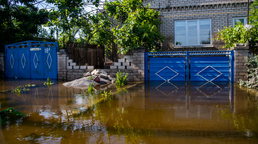 Сальдо: активная фаза наводнения в Херсонской области завершилась