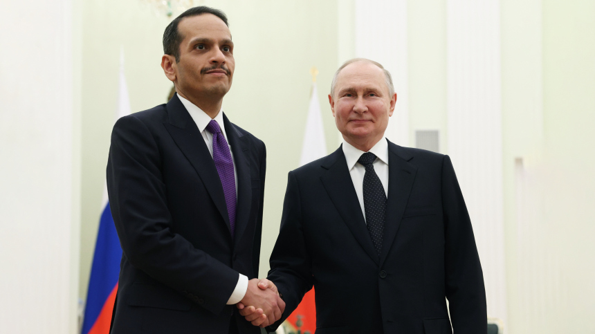 Путин получил послание от эмира Катара
