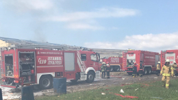 Видно за 50 километров: мощный пожар охватил завод в Турции