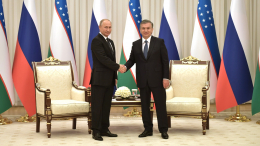 Путин поздравил Мирзиеёва с переизбранием на пост президента Узбекистана