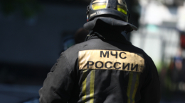Крупный пожар произошел на стройплощадке в Екатеринбурге