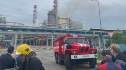 Пожар произошел на территории нефтехимического предприятия в Нижегородской области