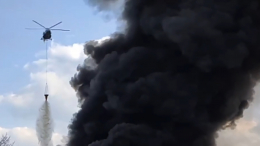 После пожара на территории нижегородского нефтехимпредприятия производится мониторинг воздуха