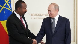 Путин в ходе встречи с премьером Эфиопии заявил, что Россия ценит эти отношения