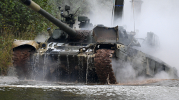 ВСУ утопили свой танк при попытке форсировать реку