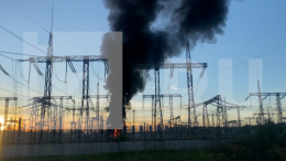 Пожар на электроподстанции произошел в Ленинградской области