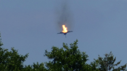 Самолет Су-25 ВСУ сбит у населенного пункта Старорайское
