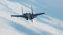 МО РФ: экипаж самолета Су-30СМ морской авиации уничтожил разведывательный катер ВСУ