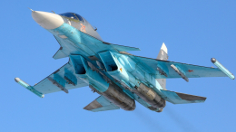 Российские Су-34 уничтожили украинские ЗРК С-300 управляемыми ракетами — видео