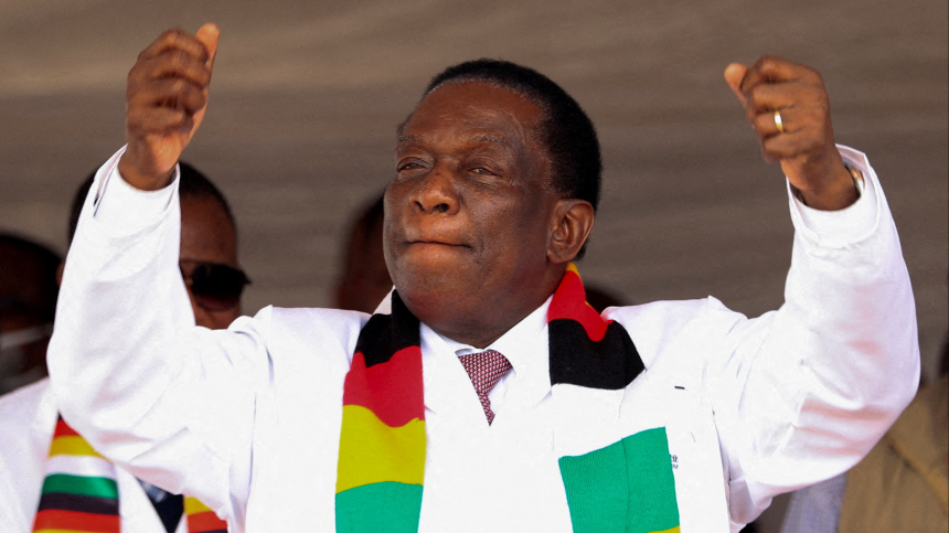 Действующий президент Зимбабве переизбран на второй срок