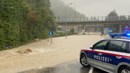 Разрушительные наводнения накрыли юг Австрии