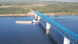 Даст новый импульс: мост через Енисей построили в Красноярском крае