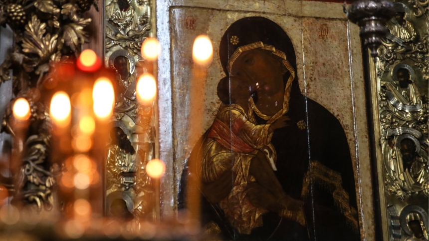 В Донской монастырь привезли одноименную икону Божией Матери