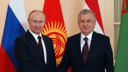 Путин поздравил президента Узбекистана с Днем независимости