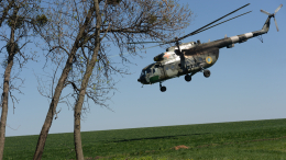 Минобороны: возле Брусовки в ДНР сбит украинский Ми-8