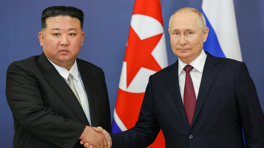 Встреча в формате тет-а-тет между Путиным и Ким Чен Ыном завершилась