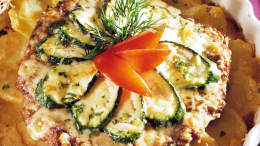 Запеченные кабачки с сырно-чесночным соусом — рецепт быстрого и вкусного блюда
