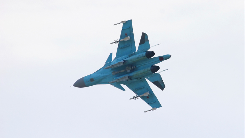 В Минобороны сообщили о крушении истребителя Су-34 в Воронежской области
