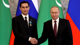 Путин поздравил Бердымухамедова с Днем независимости Туркменистана