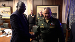 Сергей Шойгу встретился с министром обороны Южного Судана