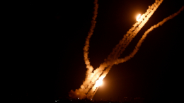 Появились кадры массированных ударов Израиля по сектору Газа