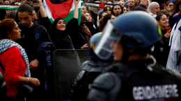 В Париже и Вене прошли несанкционированные акции в поддержку Палестины